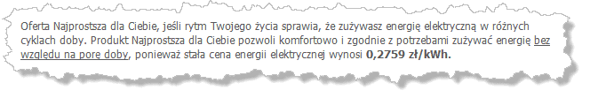 Rzekoma cena kWh w RWE RWE podaje koszt prądu jako 0,2759 zł / kWh